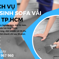 Dịch Vụ Vệ Sinh Sofa Vải Tại TP.HCM | Chuyên Nghiệp Hơn, Giá Cạnh Tranh Hơn